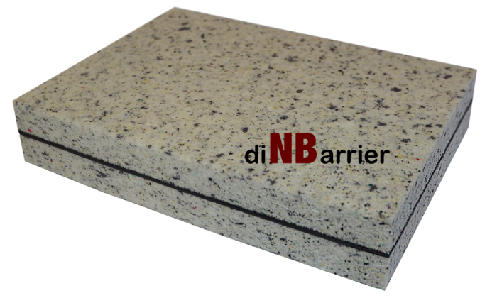 Звукоизоляционный материал для перегородок Dinbarrier DB-heavy-panel-40 (FR) толщиной 40мм