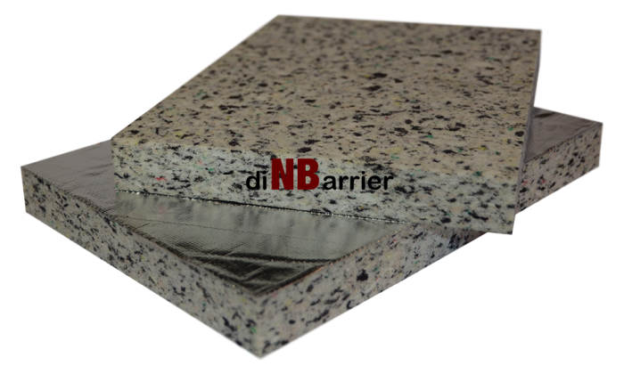 Листовой негорючий материал DInbarrier db-panel-25H для звукоизоляции стен и потолков